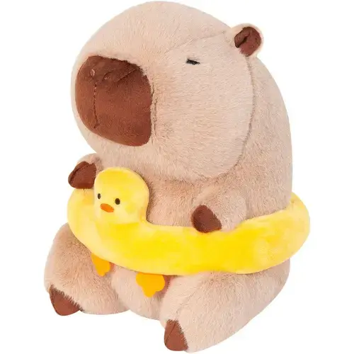 Jucarie de plus Stip Capibara si ratusca, 20cm