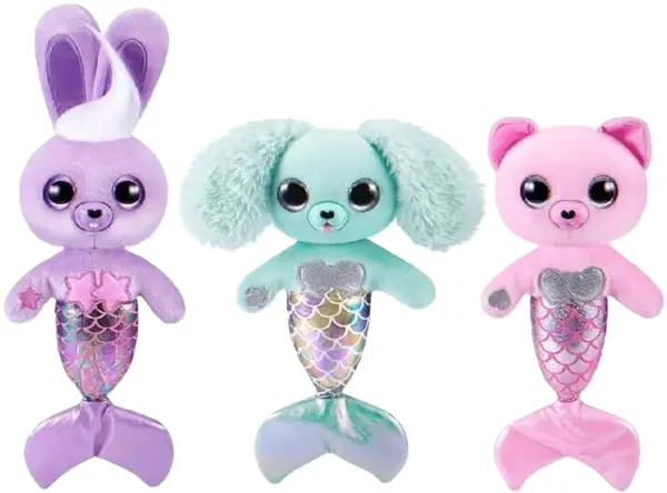 Jucărie de pluș surpriză Zuru Pets Alive - Sirenă, cu accesorii, sortiment