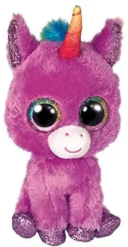 Jucarie de plus TY 24cm Boos Rosette Unicornul, Violet