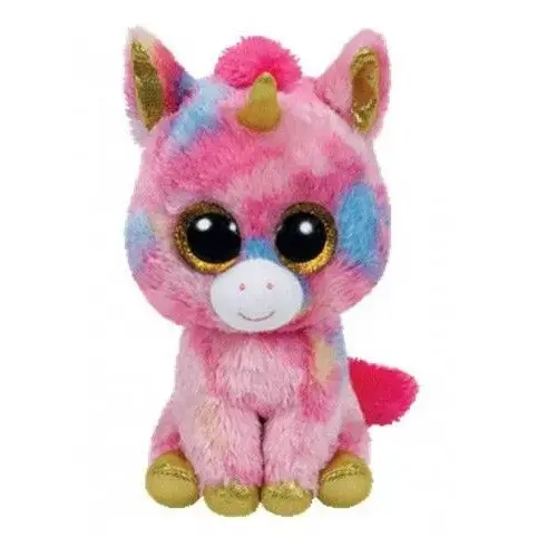 Jucarie de plus TY - Beanie Boos, Unicornul Fantasia, 24 cm