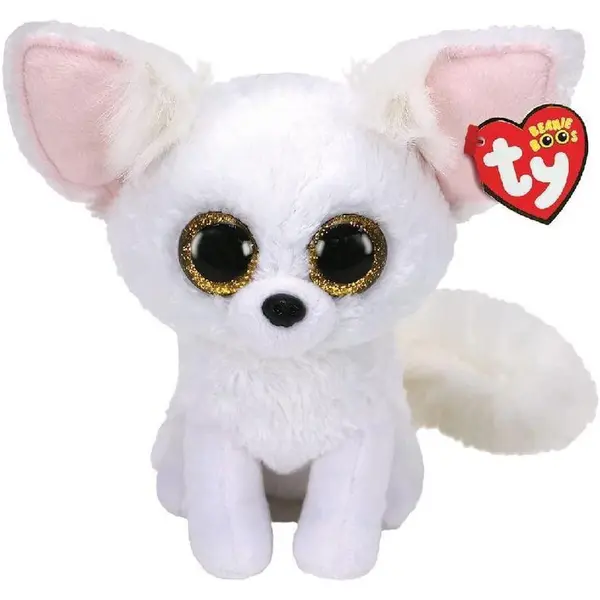 Jucărie de pluș TY Toys Beanie Boos - Phoenix, 24 cm, alb