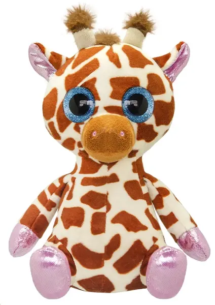 Jucărie de pluș Wild Planet - Pui de girafă, 21 cm