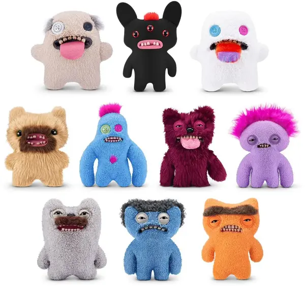 Jucărie de pluș Zuru Fuggler – Monstrulețul cu dinți Hairy Fuggs, 22 cm, sortiment