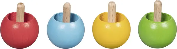 Jucarie din lemn Goki - Titirez Tippy Top, in sortiment