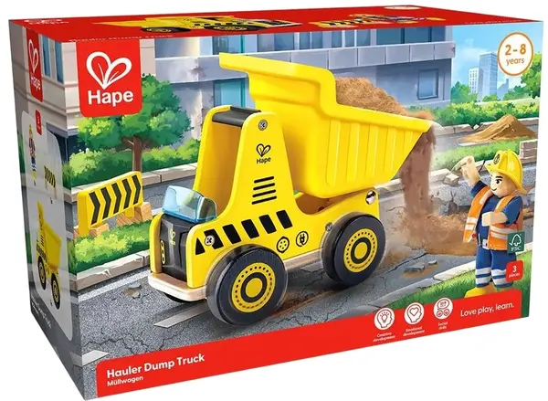 Jucărie din lemn Hape International - Camion basculant