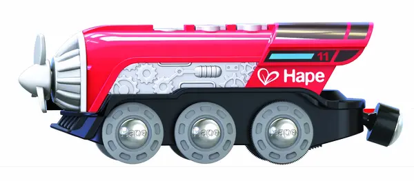 Jucarie din lemn Hape - Locomotiva cu elice