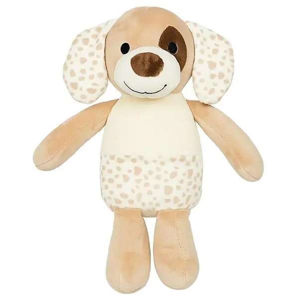 Jucarie din plus, Baby Mix, Dog, Dezvolta imaginatia si jocul creativ, 26 cm, 0 luni+, Brown