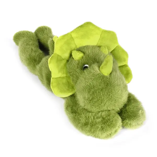 Jucarie din plus pentru relaxare si antistres - Dinozaur - magnetic, 30 cm, verde