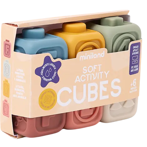 Jucarie educativa cuburi moi pentru toddleri, Activities