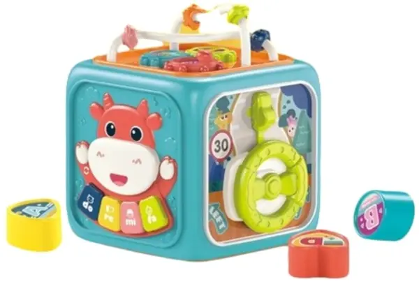 Jucărie educativă de sortare Chipolino - Cub, animale, sortiment
