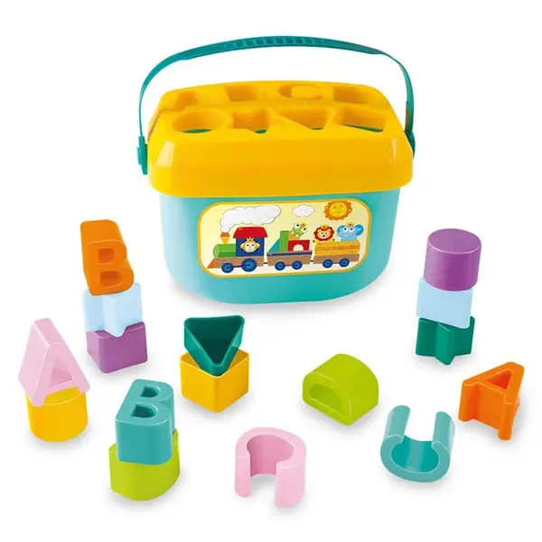 Jucarie educativa sortare litere si forme geometrice