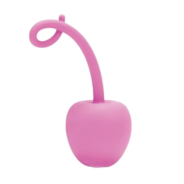 Jucărie erotică TOYZ4LOVERS My Secret Cherry Pink, în formă de cireașă, utilizare vaginală sau anală, din silicon, roz