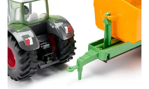 Jucarie - Fendt with Hooklift Trailer and Carriage | Siku