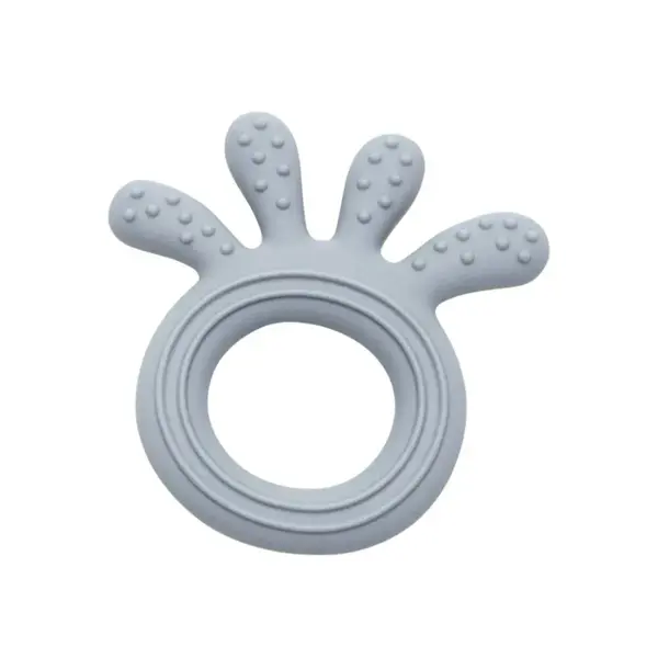 Jucărie Gingivală Silicon – Caracatiță Gri, 0 luni+ - Default Title