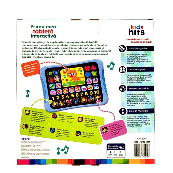 Jucarie interactiva - Prima mea tableta interactiva | Kids Hits