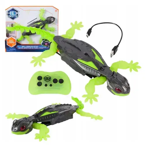 Jucarie interactiva Spin Master RC Hexbots, catarare pe pereti, 35cm, cu telecomanda
