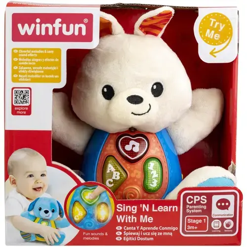 Jucarie interactiva Winfun - Canta si invata cu iepurasul