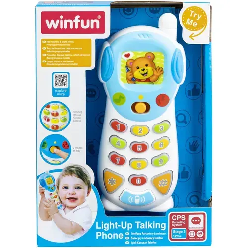 Jucarie interactiva Winfun - Telefon, cu lumini si sunete