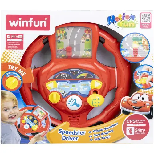 Jucarie interactiva Winfun - Volan, cu lumini si sunete