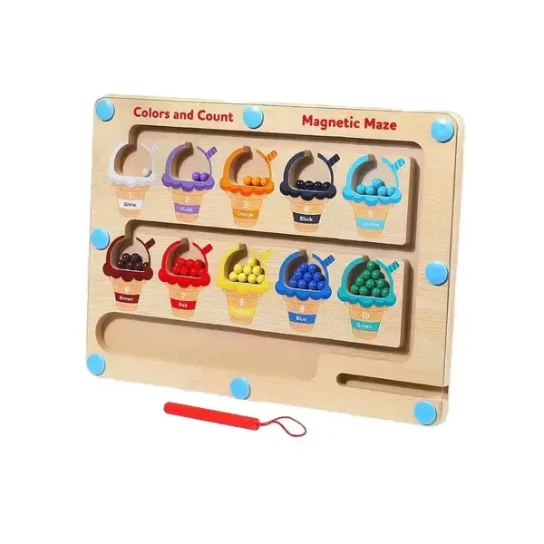 Jucărie labirint magnetic - Înghețată, 3 ani+ - Default Title