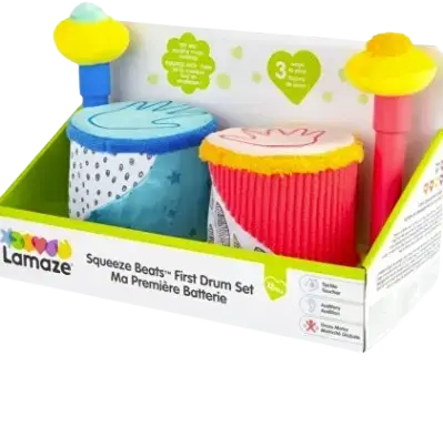 Jucarie Lamaze Primul meu set de tobe