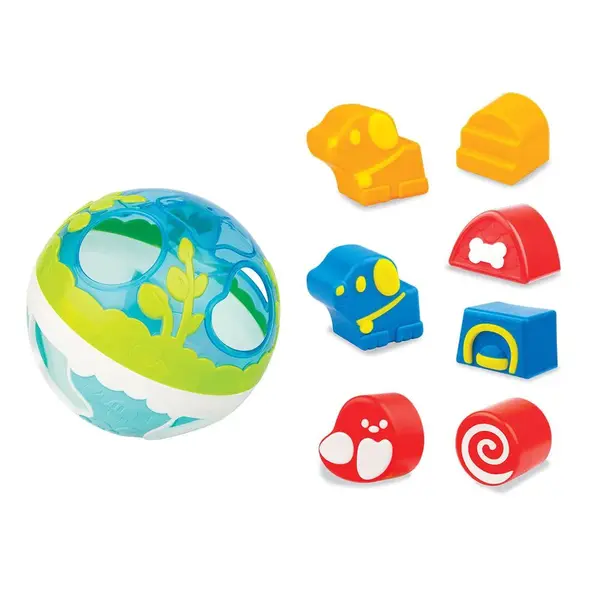 Jucarie minge cu forme sortare pentru bebelusi Winfun