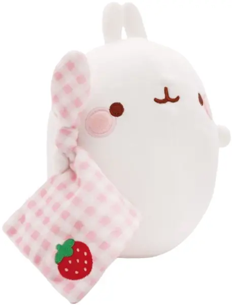 Jucărie moale cu șervețel Nici - Molang, 20 cm