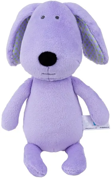 Jucărie moale de îmbrățișat Bali Bazoo - Dog, 28 cm, mov