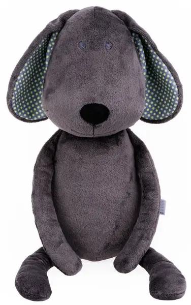 Jucărie moale de îmbrățișat Bali Bazoo - Dog, 58 cm, gri