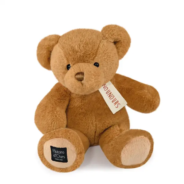 Jucarie moale din plus - Ursulet, 28 cm, maro deschis