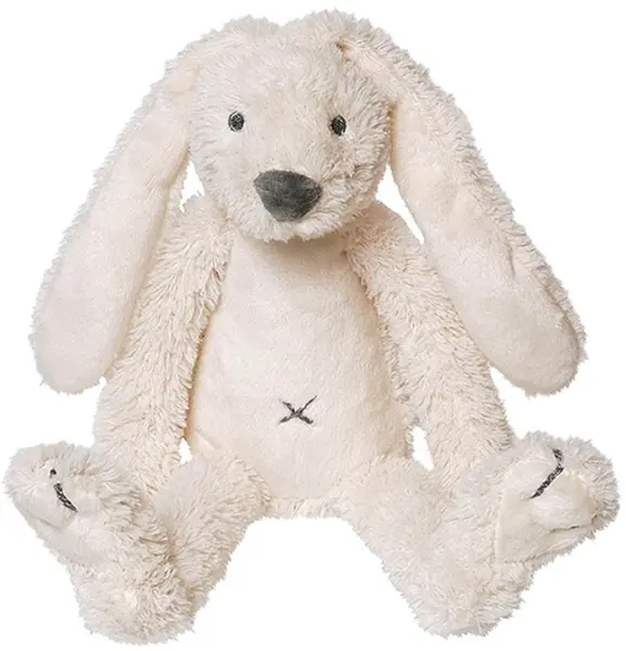 Jucarie moale Happy Horse - Iepuras Richie, alb, 28 cm