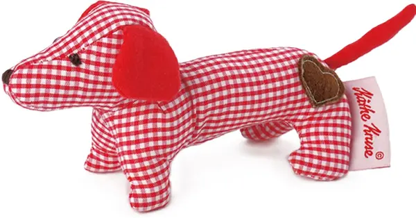 Jucărie moale Kathe Kruse - Teckel, 15 cm, roşu