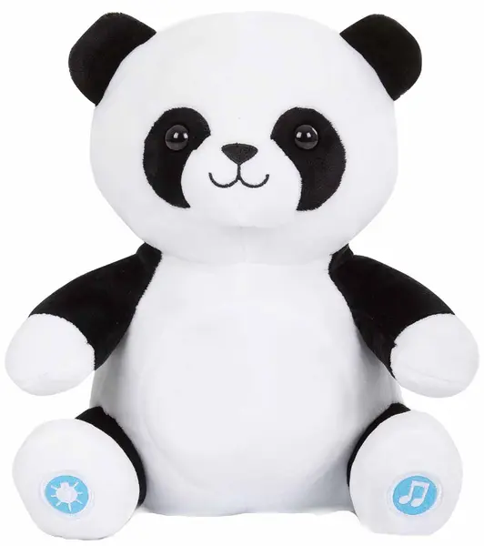 Jucărie muzicală de pluș cu funcție de lampă de noapte Chipolino - Panda