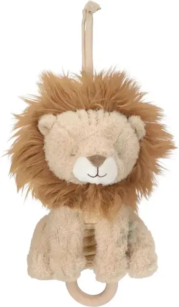Jucărie muzicală de pluș Little Dutch Safari Friends - Leu