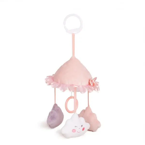 Jucărie pentru bebeluși Amek Toys - Lanternă cu nori, 15 cm