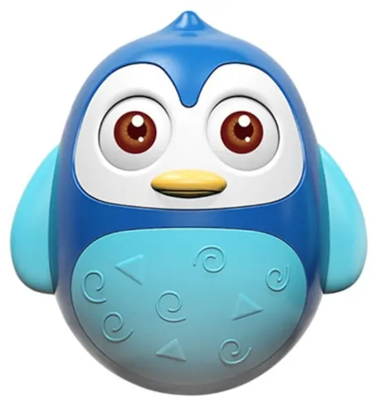 Jucărie pentru bebeluși nevalăș Huanger - Pinguin albastru