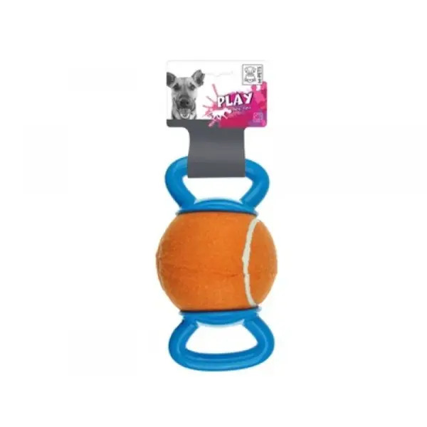 Jucarie pentru caini HANDY Ball M-PETS, albastru orange, 23,5x12,7x12,7 cm