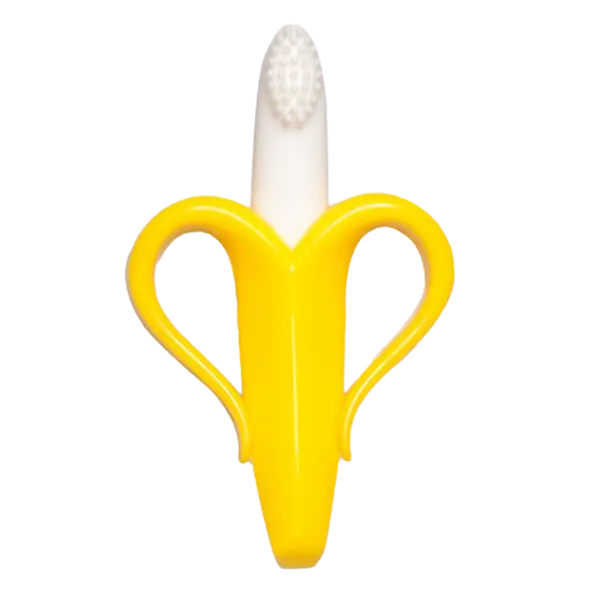 Jucarie pentru dentitie 2 in 1 model de banana, 1 bucata, Coccorito