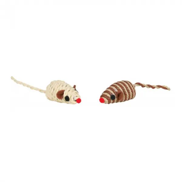 Jucarie pentru pisici Trixie Soarece cu sisal 5 cm