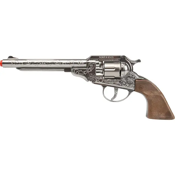 Jucarie - Pistol Cowboy cu toc, 8 capse | Gonher
