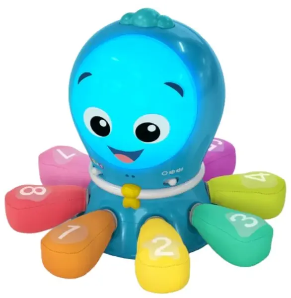 Jucărie senzorială 4 în 1 Baby Einstein - Ocean Explorers, caracatiță