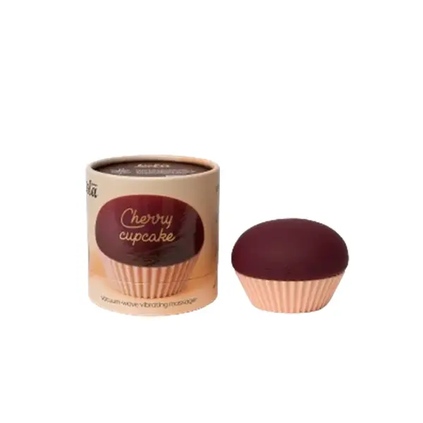 Jucarie sexuala Lola - Cherry Cupcake, pentru stimularea clitorisului, 10 moduri de vibrare , rezistent la apa