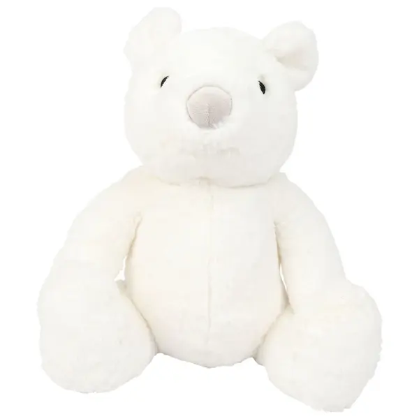 Jucărie textilă Widdop Bambino - Urs alb, 31 cm