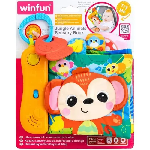 Jucarie Winfun - Carte senzoriala