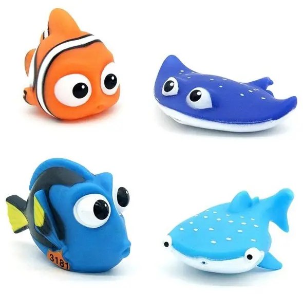 Jucării de baie din cauciuc Raya Toys – Lumea marină, 8 buc
