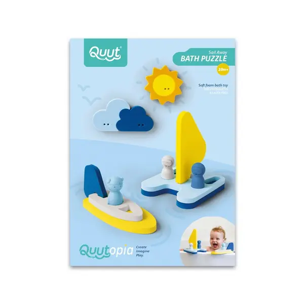 Jucarii de baie din spuma Navigatorii Quut Toys