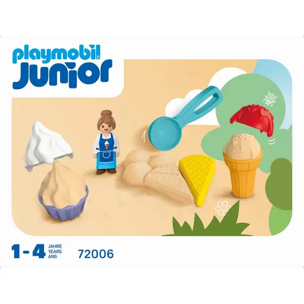 Jucarii de nisip pentru pasionatii de inghetata Playmobil Junior