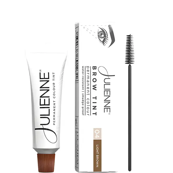 Julienne Permanent Colour Eyelash & Brow Tint 15ml - 04 Light Brown