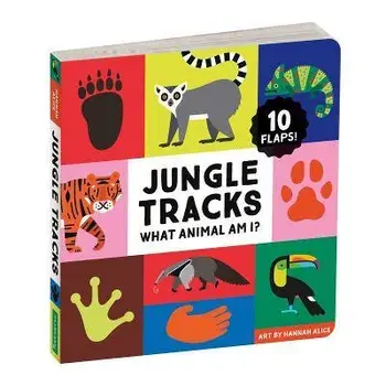 Jungle Tracks Lift-the-Flap Board Book, Board book/Mudpuppy