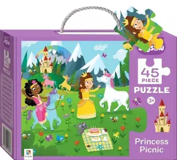 Junior Jigsaw 45 Piece Puzzle. Princess Picnic/***